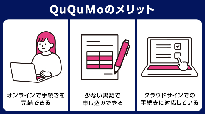 おすすめのファクタリング会社のQuQuMoのメリット